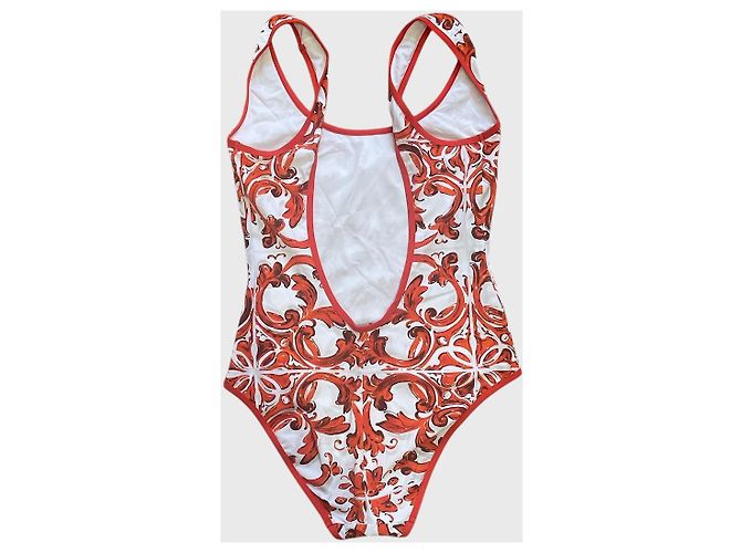Costume da bagno Dolce & Gabbana rosso T.S - vista 6