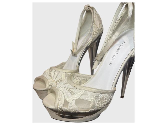 Zuhair Murad Pumps weiß T.37 - Ansicht 4