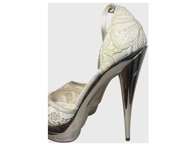 Zuhair Murad Pumps weiß T.37 - Ansicht 5