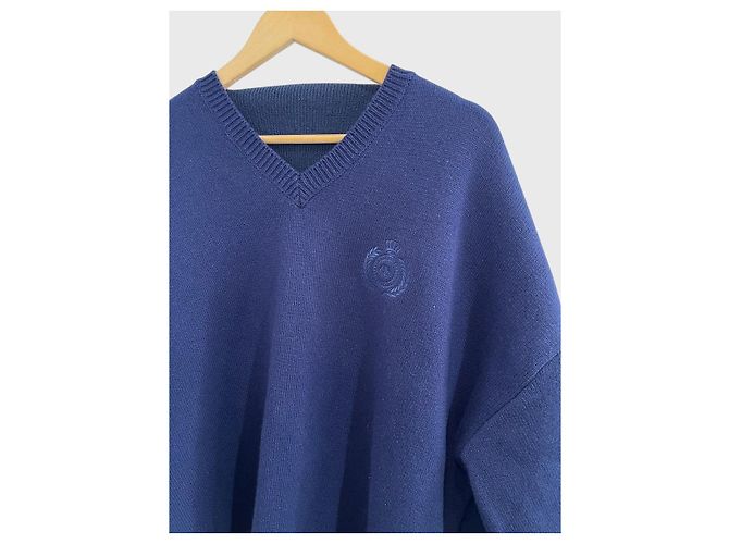 Robe pull Balenciaga bleu marine T.S - vue 2