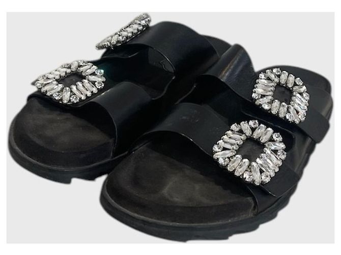 Sandali Roger Vivier neri T.37 Nero - vista 2