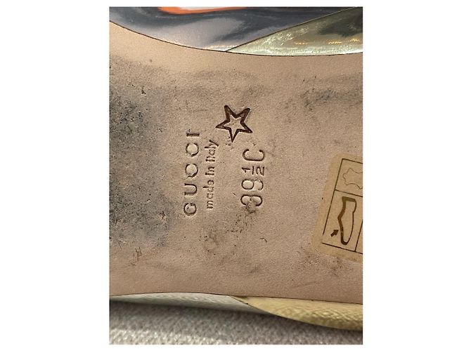 Bamboo Bailarinas Gucci plateadas T.39,5 Plata - vista 6