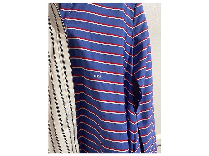Camisa Off White às riscas T.36 Branco - vista 2