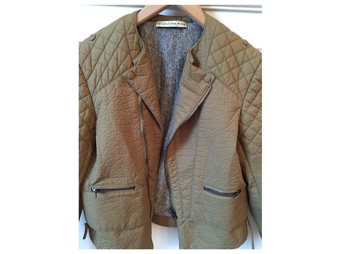 Balenciaga Jacke Khaki T.38 - Ansicht 3