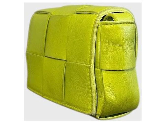 Borsa Bottega Veneta Candy Cassette verde - vista 2