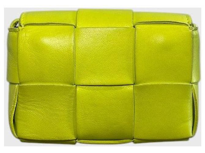 Borsa Bottega Veneta Candy Cassette verde - vista 3