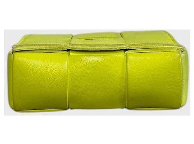 Borsa Bottega Veneta Candy Cassette verde - vista 4
