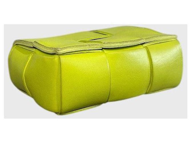 Borsa Bottega Veneta Candy Cassette verde - vista 5