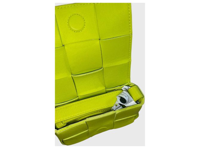 Borsa Bottega Veneta Candy Cassette verde - vista 6