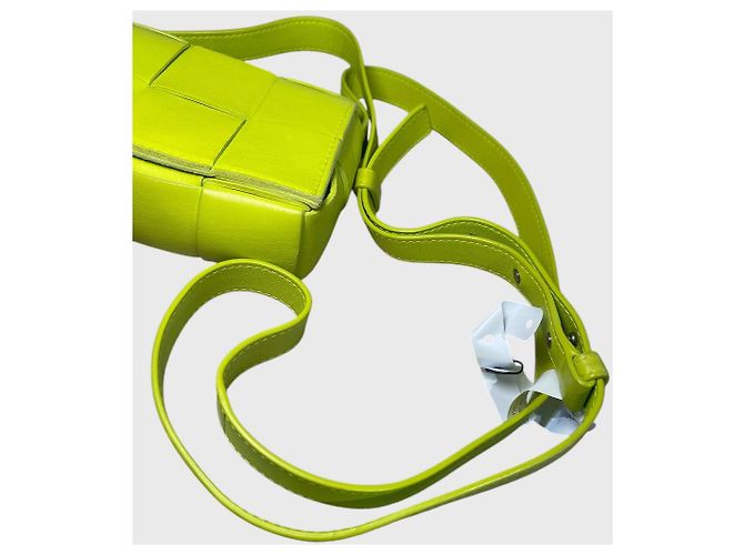 Borsa Bottega Veneta Candy Cassette verde - vista 8
