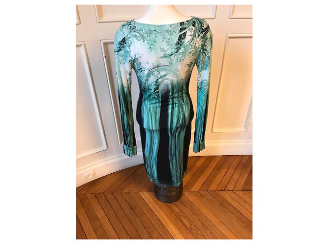 Roberto Cavalli Class Cavalli Kleid grün T.36-38 - Ansicht 2