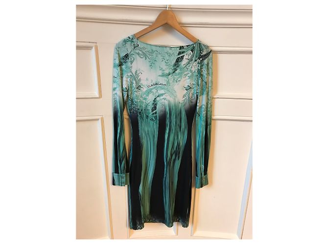 Roberto Cavalli Class Cavalli Kleid grün T.36-38 - Ansicht 4