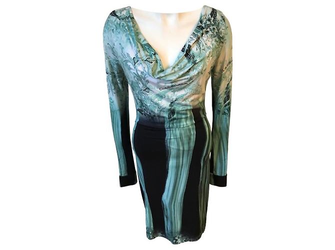 Roberto Cavalli Class Cavalli Kleid grün T.36-38 - Ansicht 7