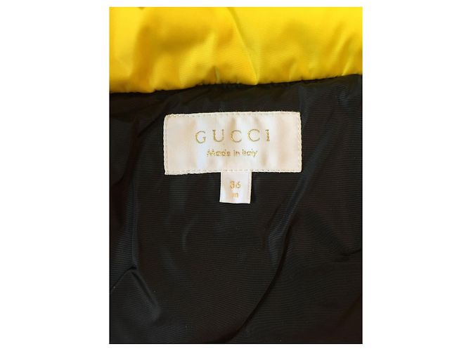 Casaco acolchoado Gucci T.36 mois Amarelo - vista 6