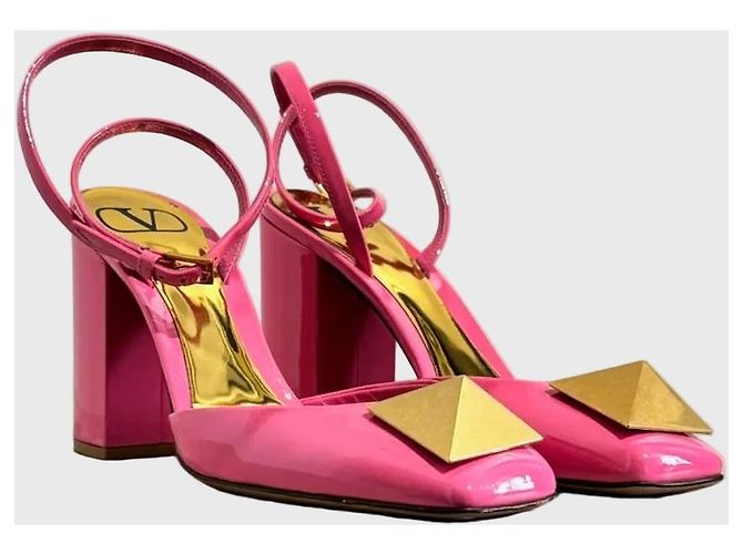 Valentino Garavani Décolleté Valentino rosa T.37,5 - vista 2