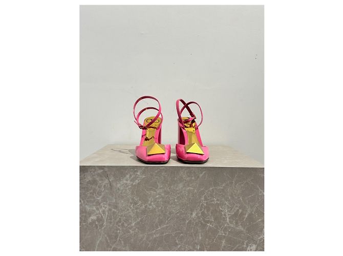 Valentino Garavani Décolleté Valentino rosa T.37,5 - vista 4