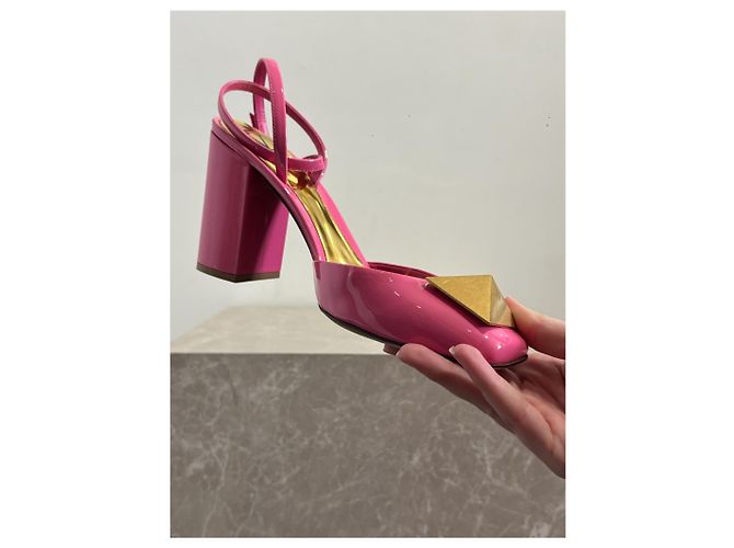 Valentino Garavani Décolleté Valentino rosa T.37,5 - vista 8