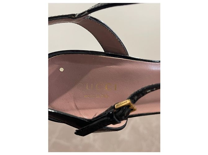 Sandali Gucci neri T 37,5 Nero - vista 11