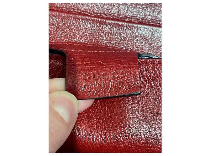 Borsa Gucci Thiara rossa e nera Rosso - vista 8