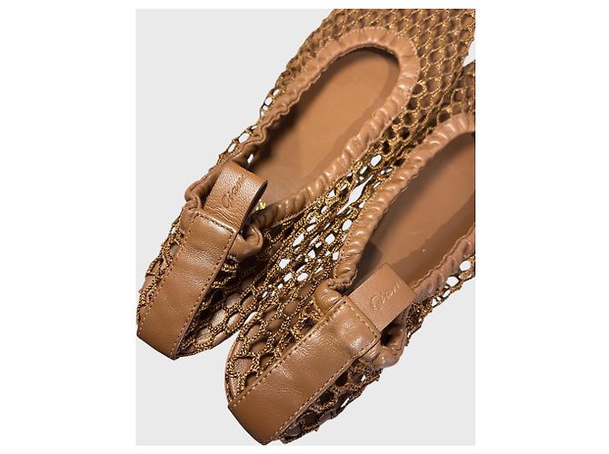 Bailarinas Gianvito Rossi marrón T.37,5 Castaño - vista 2