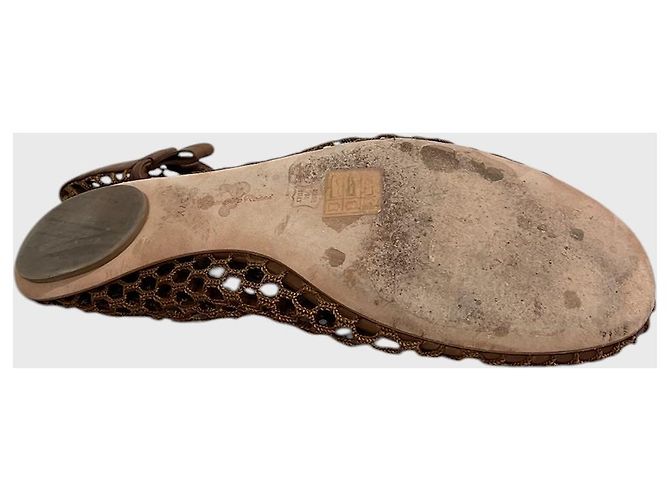 Bailarinas Gianvito Rossi marrón T.37,5 Castaño - vista 3