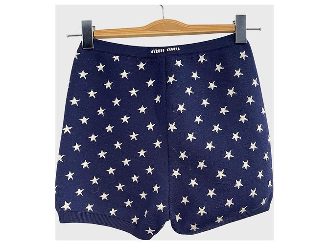 Miu Miu Shorts blau T.34 - Ansicht 2