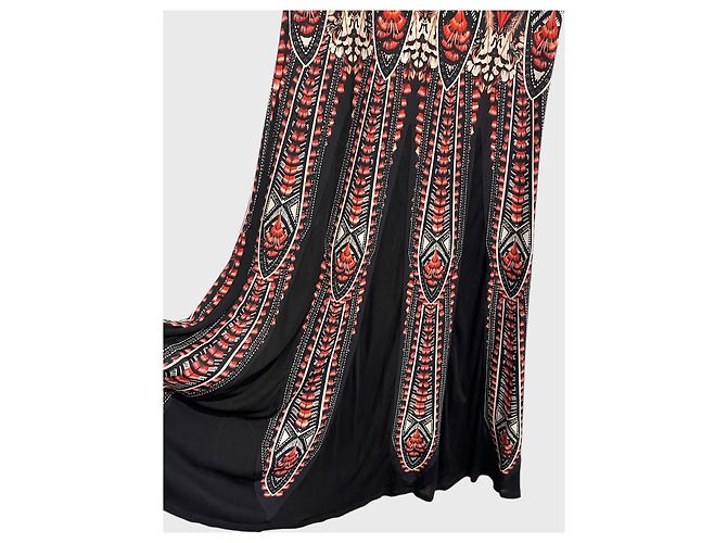 Saia Roberto Cavalli estampada T.36 Preto - vista 2