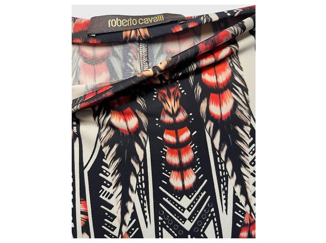 Saia Roberto Cavalli estampada T.36 Preto - vista 3