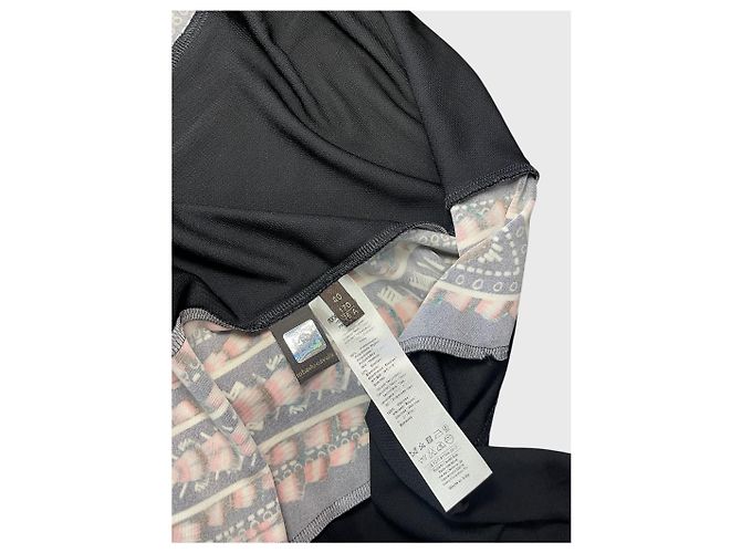 Saia Roberto Cavalli estampada T.36 Preto - vista 4