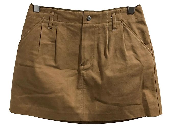 Saia curta de algodão Apc Camel Tamanho S Camelo - vista 5