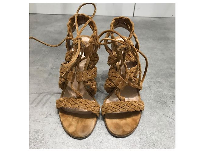 Sandali Gianvito Rossi Camels T.36 Cammello - vista 2