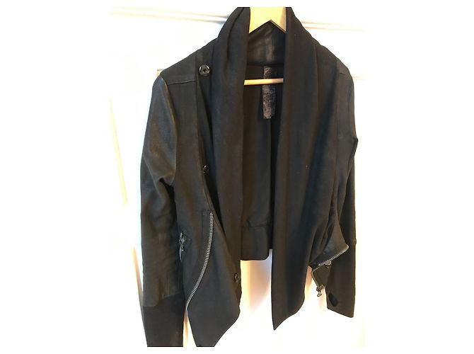 Hudson Chaqueta Husdon de cuero T.S Negro - vista 2