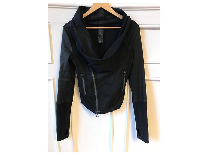 Hudson Chaqueta Husdon de cuero T.S Negro - vista 3