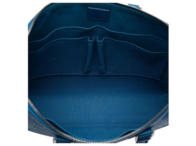 Borsa Business Louis Vuitton Damier Infini Porte Documents Jour Blu - vista 4