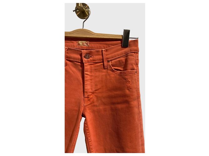 Jeans Mother orange T.27 Naranja - vista 2