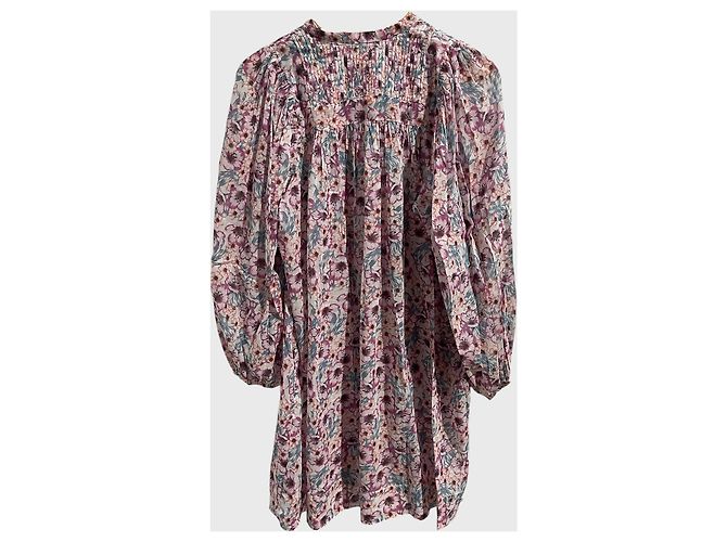 Isabel Marant Etoile Vestido Isabel Marant estampado T.36 Rosa - vista 3