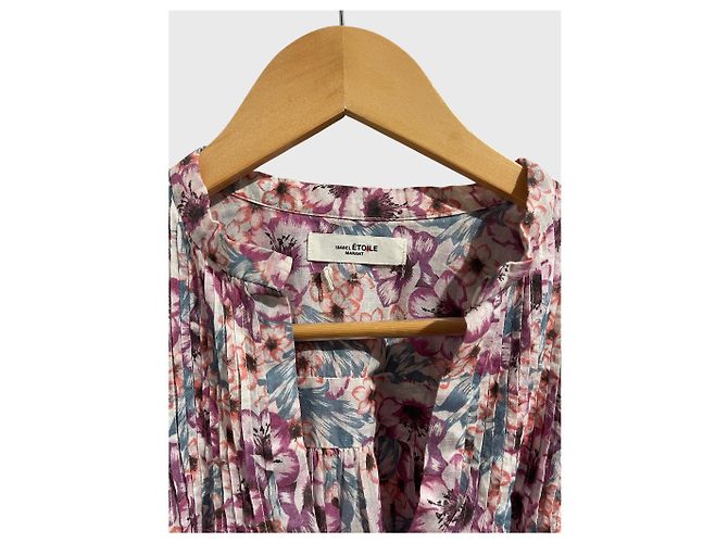 Isabel Marant Etoile Vestido Isabel Marant estampado T.36 Rosa - vista 4