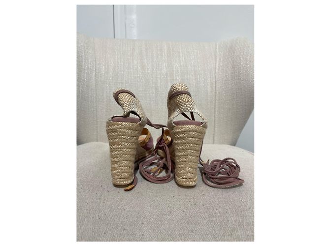 Sandali Louis Vuitton rosa T.37,5 - vista 4
