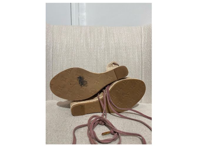 Sandali Louis Vuitton rosa T.37,5 - vista 6