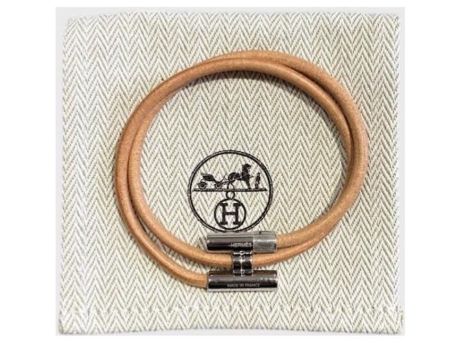 Pulsera Hermès Tournis beige T.5 - vista 2
