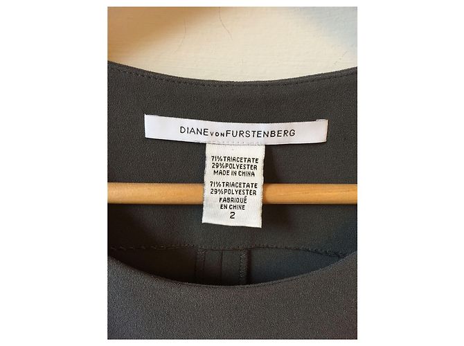 Diane Von Furstenberg Kleid grau T.2 - Ansicht 4