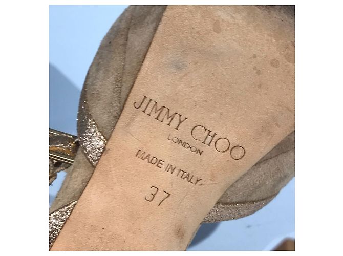 Sandali Jimmy Choo beige T.37 - vista 7