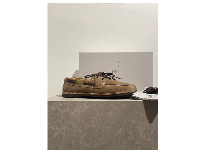 Mocassini Brunello Cucinelli beige T.41 - vista 10
