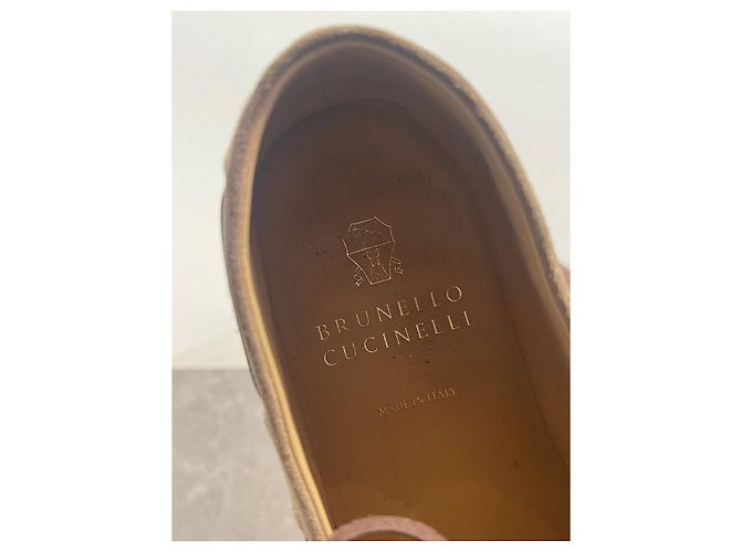 Mocassini Brunello Cucinelli beige T.41 - vista 8