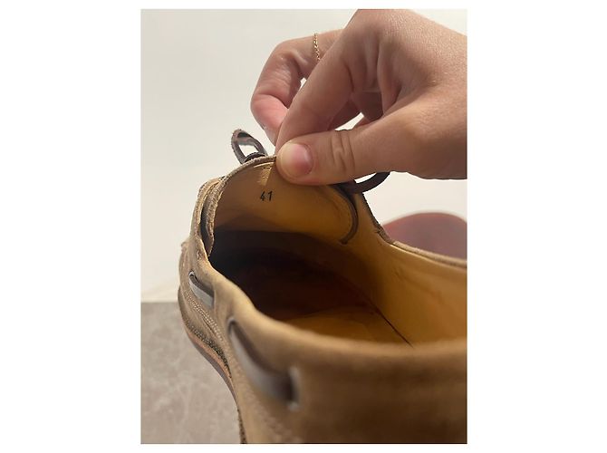 Mocassini Brunello Cucinelli beige T.41 - vista 9