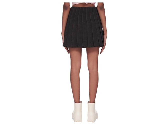 Falda Bottega Veneta marrón T.L Castaño - vista 3