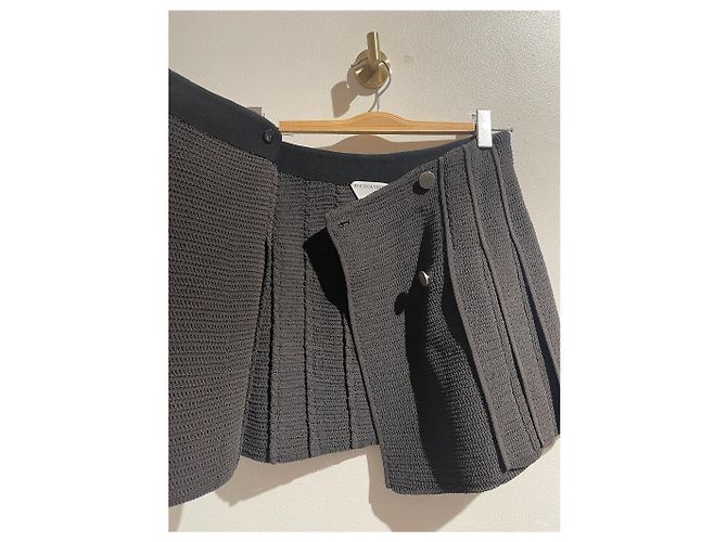 Falda Bottega Veneta marrón T.L Castaño - vista 7