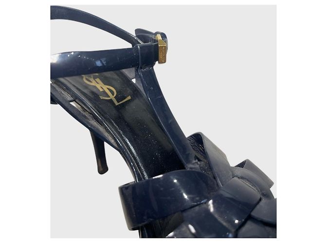 Autre Marque Sandali Yves Saint Laurent Tribute T.37 Blu - vista 4