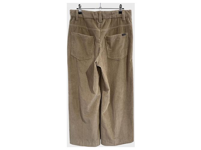 Pantalones Brunello Cucinelli beige T.36 - vista 4