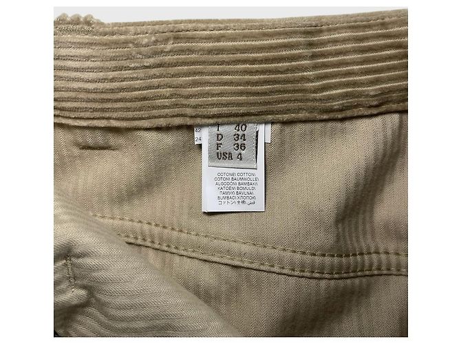 Pantalones Brunello Cucinelli beige T.36 - vista 6